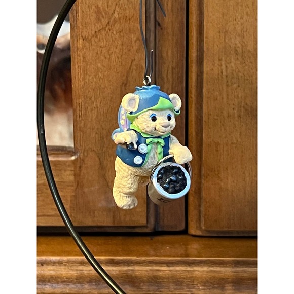 Vintage Hallmark Easter Blueberry Fairy Bear Spring/Summer Ornament - Picture 2 of 5